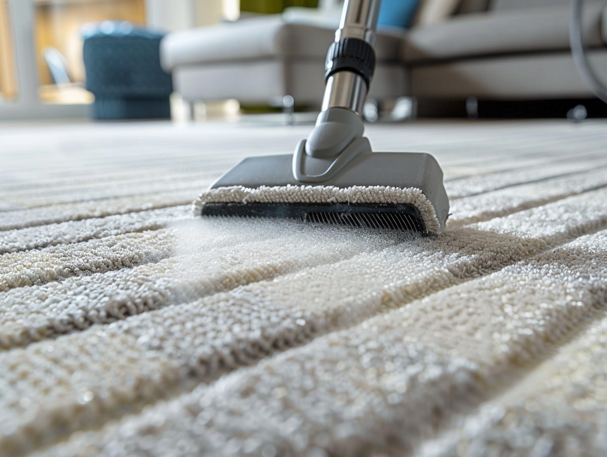 After steam cleaning